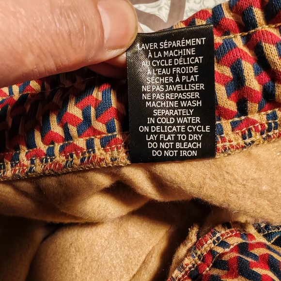 SIMONS LE31 Abstract Print Organic Cotton Fleece Joggers - UNISEX - Picture 8 of 8